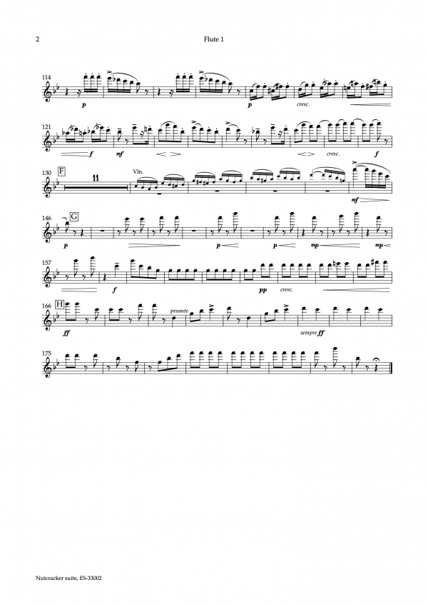 Tchaikovsky: Complete Nutcracker suite, woodwind reduction. Parts only. - Image 6