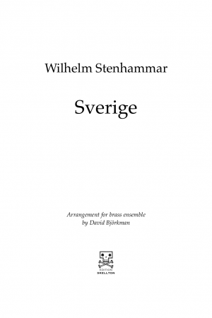 Stenhammar, Wilhelm: Sverige