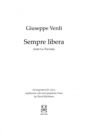 Verdi, Giuseppe: Sempre libera