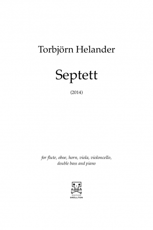 Helander, Torbjörn: Septett (2014)