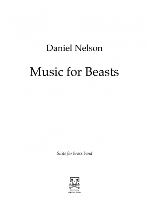 Nelson, Daniel: Music for Beasts (2018)