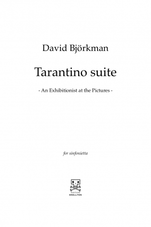 Björkman, David: Tarantino suite