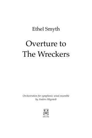 Smyth, Ethel: Overture to The Wreckers