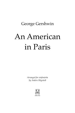 Gershwin, George: An American in Paris