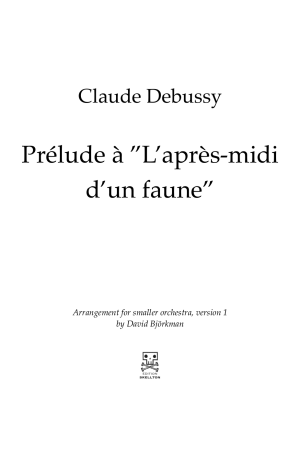 Debussy, Claude: Prélude à "L'après-midi d'un faune"