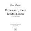 Mozart, W.A.: Ruhe sanft, mein holdes Leben