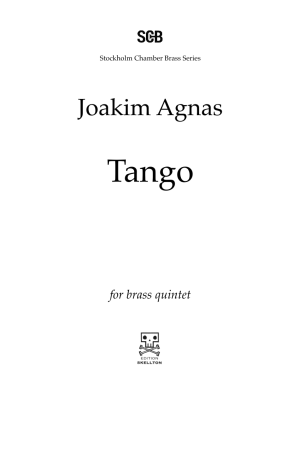 Agnas, Joakim: Tango
