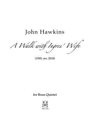 Hawkins, John: A walk with Ingre's wife