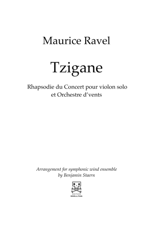 Ravel, Maurice: Tzigane