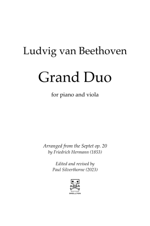 Beethoven, Ludvig van: Grand Duo