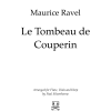 Ravel, Maurice: Le Tombeau de Couperin