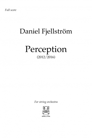 Fjellström, Daniel: Perception