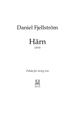 Fjellström, Daniel: Härn
