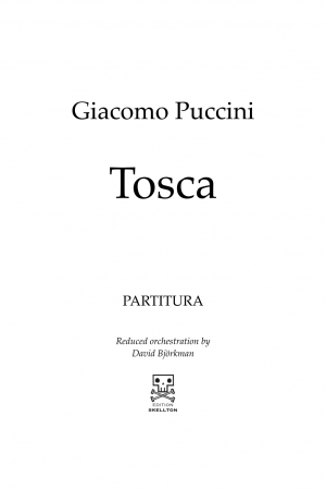 Puccini, Giacomo: Tosca