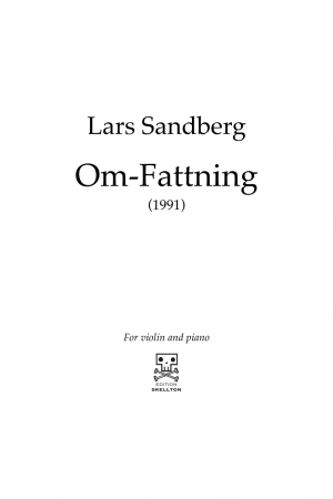 Sandberg, Lars: Om-Fattning