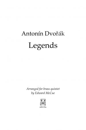 Dvorak, Antonin: Legends