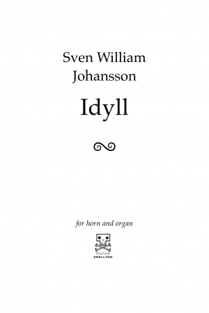 Johansson, Sven William: Idyll