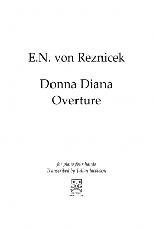 Reznicek, E. N. von: Donna Diana Overture