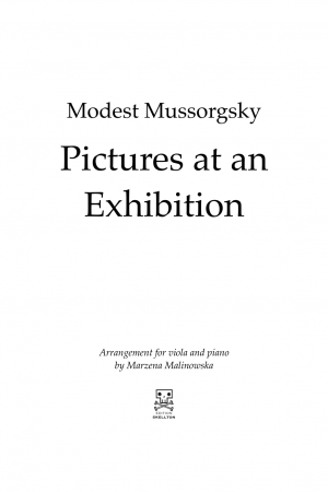 Mussorgsky, Modest: Pictures at an Exhibition