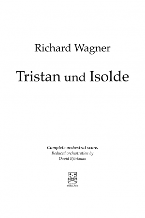 Wagner, Richard: Tristan und Isolde